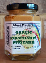 Load image into Gallery viewer, Island Mustard Co. - Garlic &amp; Horseradish Mustard
